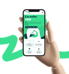 Mockup mobile, site web éco-conçu du Groupe IES • Data Projekt, agence digitale experte en éco-conception web 👾
